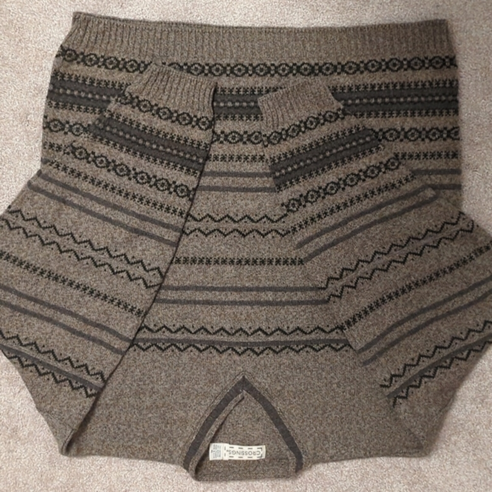 Crossings Sweater, XL, Brown, Men's